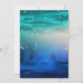 Palmenbäume - Einladungen für Hochzeiten (Rückseite)