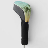 Palmenbäume kostumizable golf headcover (angewinkelt)