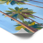 Palmenbäume Poster (Ecke)