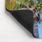 Palmenbäume schweben mousepad (Ecke)