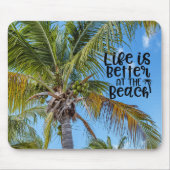 Palmenbäume schweben mousepad (Vorne)