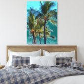 Palmenbaumkunst-Leinwand Leinwanddruck (Insitu (Schlafzimmer))
