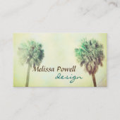 Palmenbaumkunst Visitenkarte (Vorderseite)