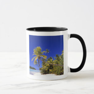 Palmenbestandene Strand Cookinseln 7 Tasse
