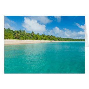 Palmenbestandene Strand, Tonga
