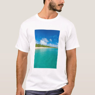 Palmenbestandene Strand, Tonga T-Shirt