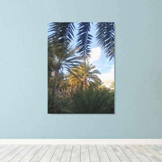 Palmenbild Leinwanddruck (Insitu (Holzboden))