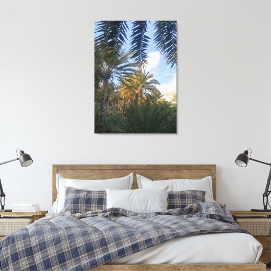Palmenbild Leinwanddruck (Insitu (Schlafzimmer))