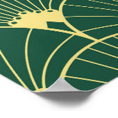 Palmenblatt: Art Deko Muster. (Ecke)