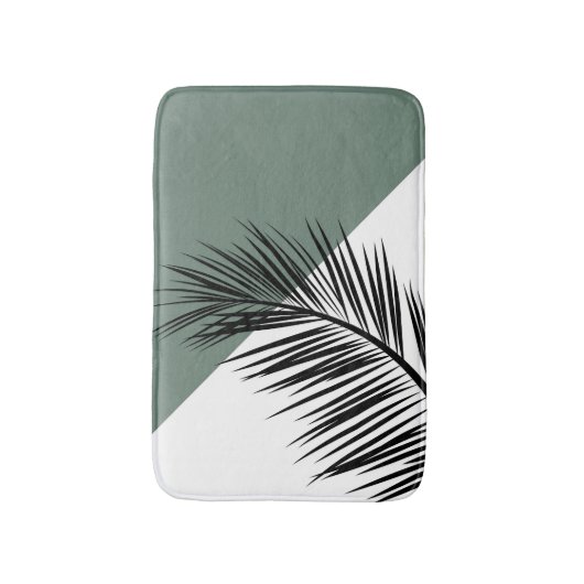 Palmenblatt Badematte (Vorderseite Vertikal)