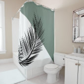 Palmenblatt Duschvorhang (Beispiel)