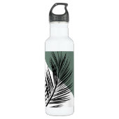 Palmenblatt Edelstahlflasche (Vorderseite)