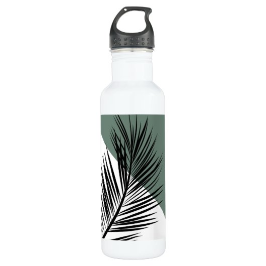 Palmenblatt Edelstahlflasche (Vorderseite)