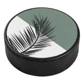 Palmenblatt Eishockey Puck (3/4)