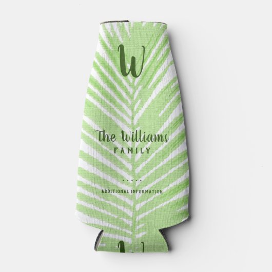 Palmenblatt Flaschenkühler (Vorderseite)