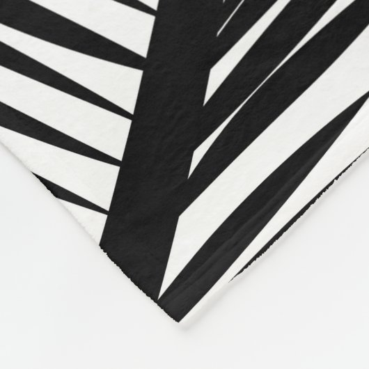 Palmenblatt Fleecedecke (Ecke)