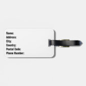 Palmenblatt Gepäckanhänger (Rückseite horizontal)