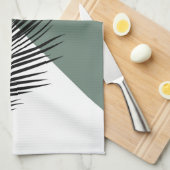 Palmenblatt Geschirrtuch (Viertel Falte)