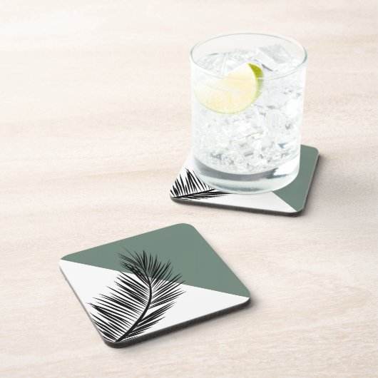 Palmenblatt Getränkeuntersetzer (Rechte Seite)