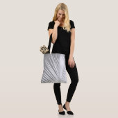 Palmenblatt - grau/grau/weiß tasche (Am Model)