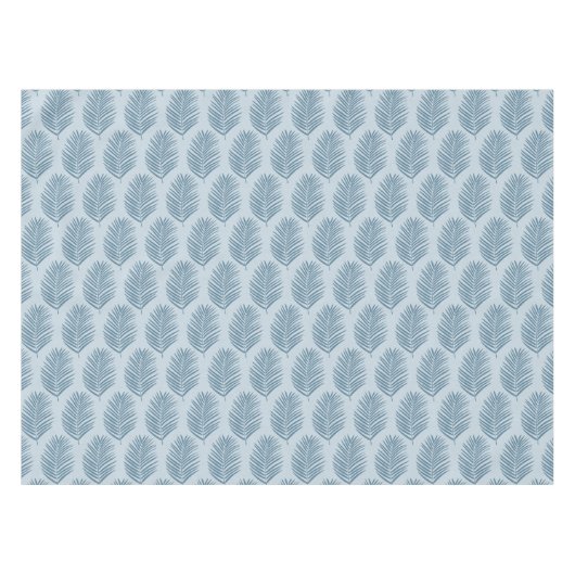 Palmenblatt Hellblau Tischdecke (Vorderseite (Horizontal))