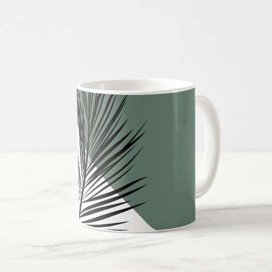 Palmenblatt Kaffeetasse (VorderseiteRechts)