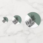 Palmenblatt Konfetti (Rückseiten)