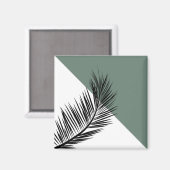 Palmenblatt Magnet (Vorderseite/Rückseite)