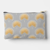 Palmenblatt Mitte des Jahrhunderts modern + Name Zubehörtasche (Rückseite)