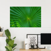 Palmenblatt nah poster (Heimbüro)