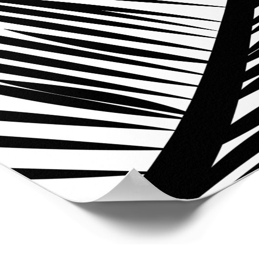 Palmenblatt Poster (Ecke)