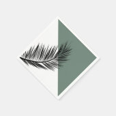Palmenblatt Serviette (Ecke)