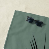 Palmenblatt Strandtuch (Beispiel)