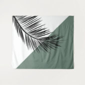 Palmenblatt Wandteppich (Vorderseite (Horizontal))