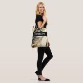 Palmenblattdesign mit personalisierter tropischer tasche (Am Model)