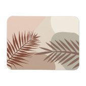 Palmenblätter, Boho abstrakte geometrische Kunst Magnet (Horizontal)