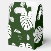 Palmenblätter-Muster Geschenkschachtel (Geöffnet)