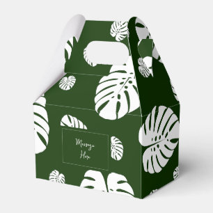 Palmenblätter-Muster Geschenkschachtel