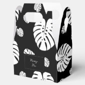 Palmenblätter-Muster Geschenkschachtel (Geöffnet)