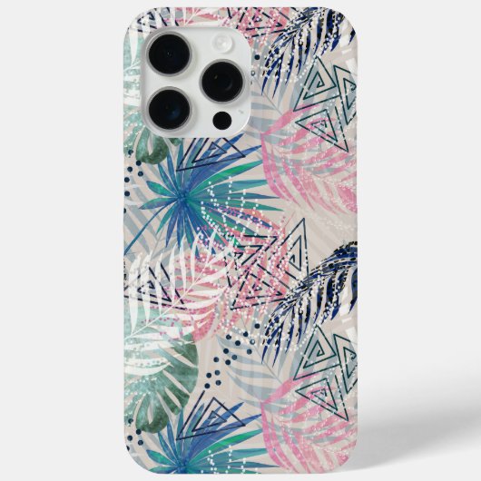 Palmenblätter, tropisch, Botanisch, Blätter, Dschu Case-Mate iPhone Hülle (Rückseite)