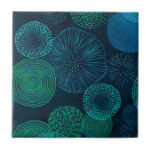 Palmenblätterfliesen Fliese (Vorderseite)