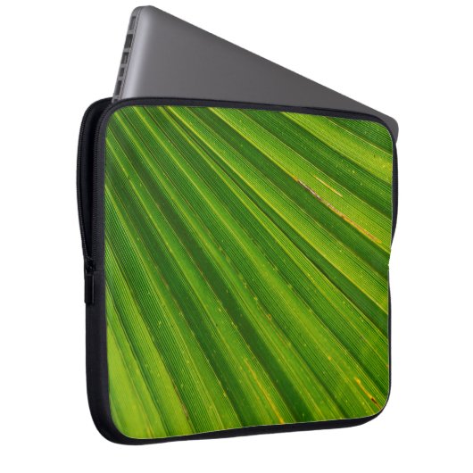 Palmenblätterpalmen Laptopschutzhülle (Vorne Rechts)