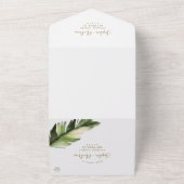 Palmenblätterpilz in einem all in one einladung (Außenbereich)