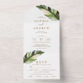 Palmenblätterpilz in einem all in one einladung (Innen Boden)