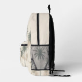 Palmenboulevard Bedruckter Rucksack (Rechts)