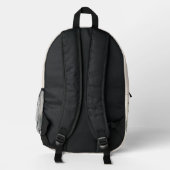 Palmenboulevard Bedruckter Rucksack (Rückseite)