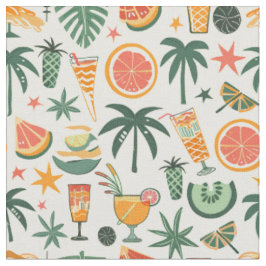 Palmenfrucht-Muster Stoff