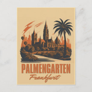 Palmengarten Botanischer Garten Frankfurt Postkarte