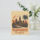 Palmengarten Postkarte (Stehend Vorderseite)