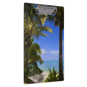 Palmengesäumter Strand Cook Inseln 2 Klemmbrett (Rechts)